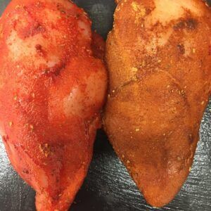 1KG flavoured diced chicken fillets