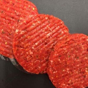 4 x 1/4lb sheffields hottest chilli burgers