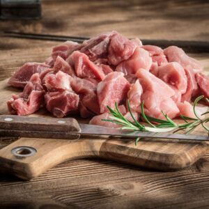 1kg Diced Pork