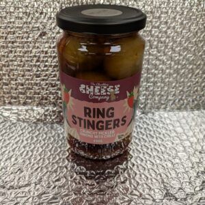 RING STINGER PICKLED ONIONS ( BY THE CHUCKLING CHEESE COMPANY )