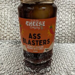 ASS BLASTERS PICKLED ONIONS ( BY THE CHUCKLING CHEESE COMPANY )