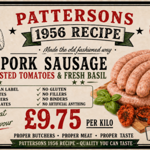 1956 Sausage with roasted tomatoes and fresh basil- 1KG